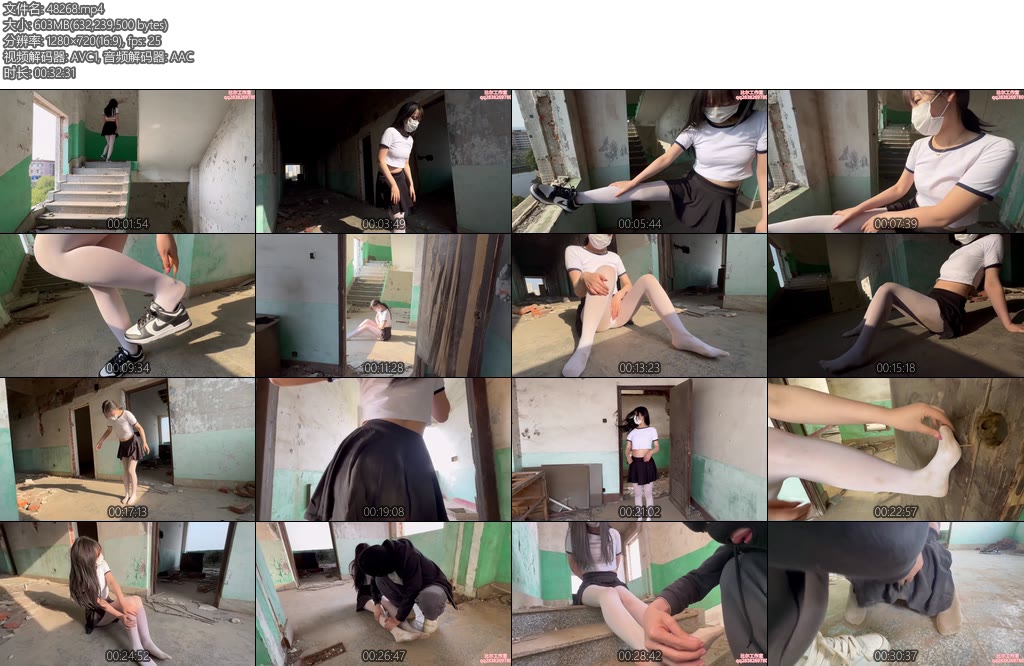 [比尔原创] 毁坏玷污弄脏白丝女的骄傲 废墟玷污清纯白丝女-丝依依