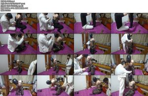 [网友原创] 我的媳妇 109弹、连身网袜胶带包头折叠腿后手高吊缚X_X棒棒固定QZGC折磨的连呻吟声都颤动-丝依依