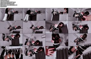 [面具原创] 面具男 雌坠实录请问被吊在空中强制震棒榨汁GC是什么感受女声伪娘JIOJIO的绝望空中榨干更新更强的震棒-丝依依