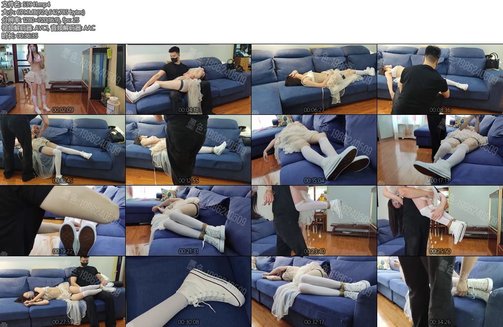 [墨色原创] 橙子入室捂晕昏迷公主抱抗肩腿足抚摸-丝依依