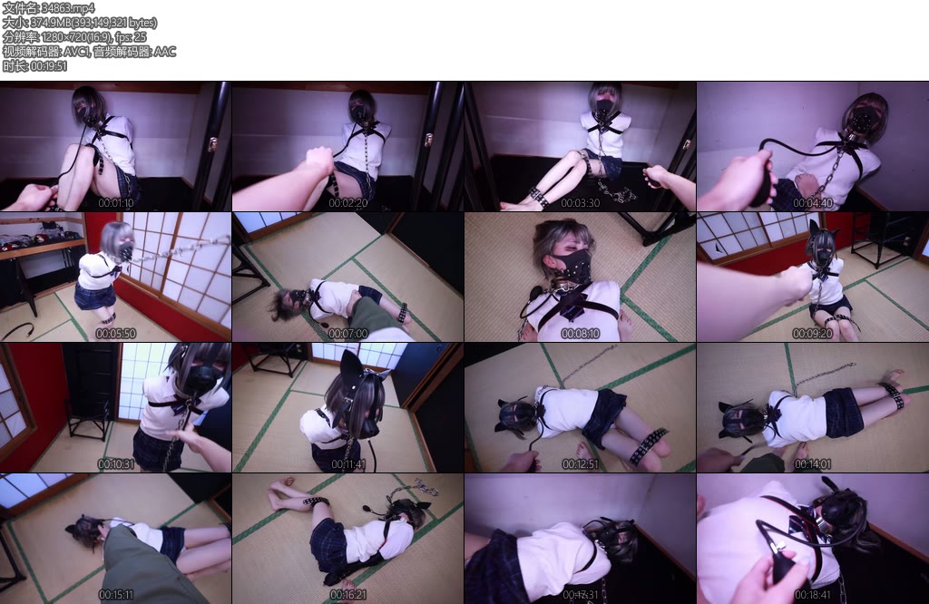 [D-Lemon] Durian制服ヒトイヌバルーン調教Special Plan 被关在这么小的地牢里脖子都要断了，臭主人终于肯放我出来了。不是说好的放开我为什么还要被变成修狗-丝依依