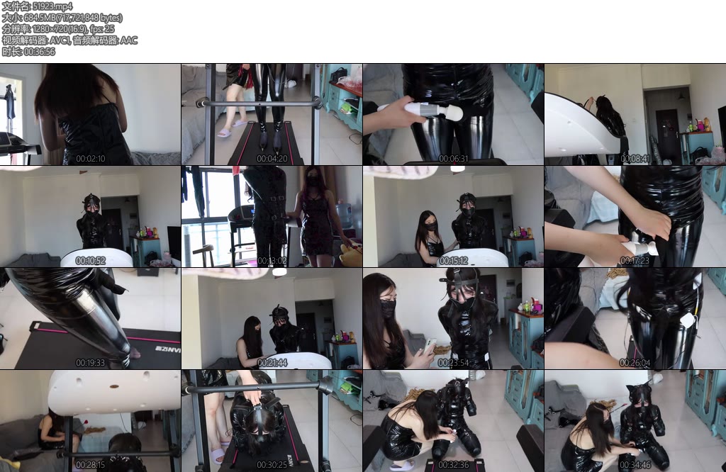 [冷月原创] 伪娘的形体训练伪娘兔兔这次被用单手套拘束双手而后被女王驱赶至跑步机上兔兔穿着高跟拼命奔跑冷月女王一边使用鞭子抽打一边用按摩B震动让兔兔边跑边发射-丝依依