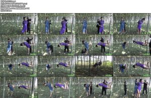 [胜景影视] 树林里的双飞女M-丝依依