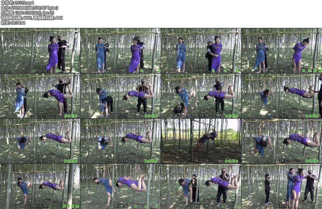 [胜景影视] 树林里的双飞女M-丝依依