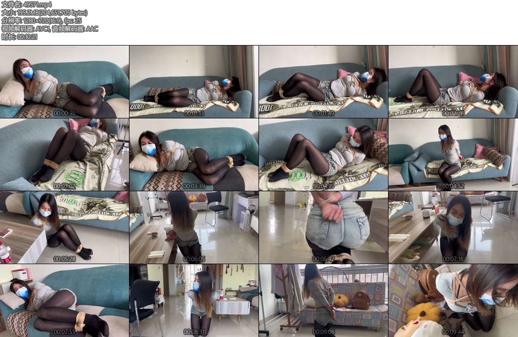 [禾一原创] 大学生御姐帆帆第一次体验kb油亮黑丝身体超级软声音好听强制挣扎-丝依依