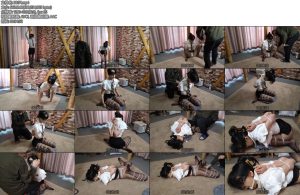 [随心原创] 雅熙监紧调叫被扎带极限后手观音的JK少女痛苦忍耐-丝依依