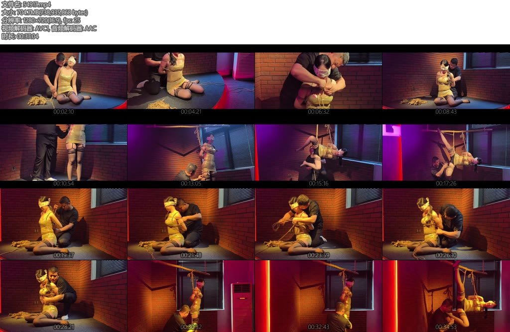 [纵横原创] 故事新编之琪琪雨涵绳姐妹第一集-丝依依