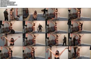 [随心原创] 艾琳横杆下的黑内衣美人拉倒极限鞭打与挠痒-丝依依