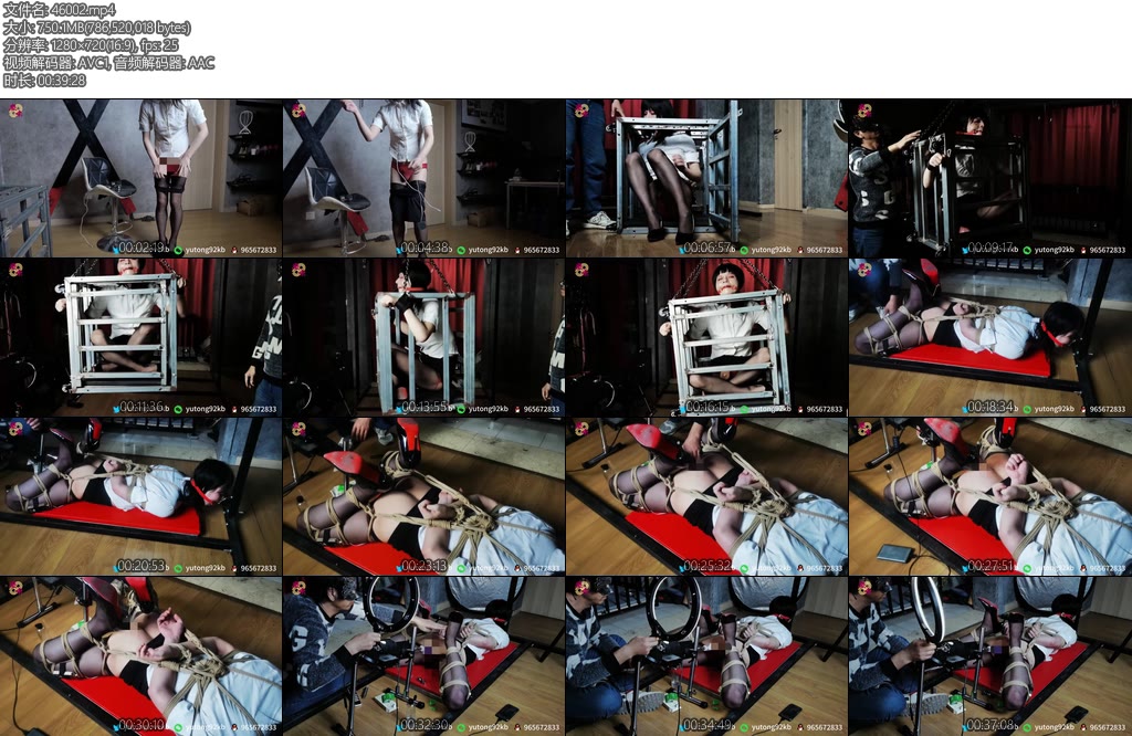 [魔束原创] 魔束剧情片小伪娘吊笼空中飞舞严厉驷马拘束贞操锁电击PJ抽插前高-丝依依