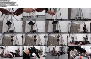 [管少原创] 18cm的黑丝高跟凉鞋强制定时罚站驷马吊自缚加上旋转伸缩榨取杯子和伸缩塞子自信的管少差点翻车没想到玩具这么猛-丝依依