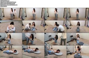 [随心原创] 准空姐夏云试镜 五花驷马-丝依依