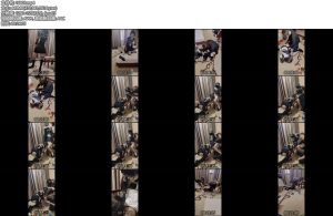 [亚洲绳艺] 暗黑风的萌熊和女仆装的亚亚在一起拘束捆绑都是伪娘-丝依依