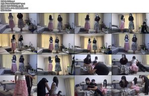 [新月原创] 玉箫夏筠定拍姐妹捆绑游戏5种绑法展示挣扎含花絮-丝依依