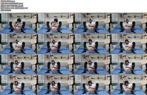 [亚洲绳艺] 真白のPlanCM字开腿超羞耻的强高穿着黑丝情趣水手服的小伪娘自缚开腿强高-丝依依