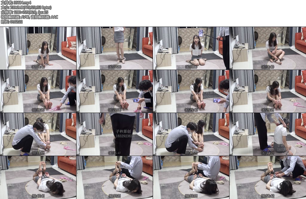 [子衿原创] 萱萱网调实录镣铐开口器口水大拇指扎带筷子夹手指脚指镣铐驷马这叫声太诱人了-丝依依