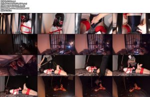 [面具原创] 面具男 超性感女声伪娘jiojio性感油亮肉丝超虐极限吊头驷马超无助可怜的Jiojio被捆了一个晚上去拯救被网友绑架放在杂物室拘禁的JIOJIO-丝依依