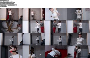 [路由原创] 紧缚开肩和大口塞训练-丝依依