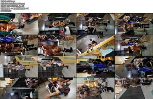 [亚洲绳艺] 丝绸带极限驷马吊炸天-丝依依