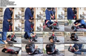 [默示录] 缚艺录小洁驷马的体验胶带的严实封嘴-丝依依