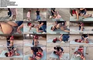 [山鬼原创] 健身教练开出带女学员林曦儿去户外健身俯卧撑平板支撑蹲起像狗一样玩具玩弄绑分腿强制高c慢慢被动化主动勾引教练-丝依依