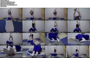 [新月原创] 佳怡惩罚女子高校生做错事的白袜校服女学生就是要吊着手跪着受罚-丝依依