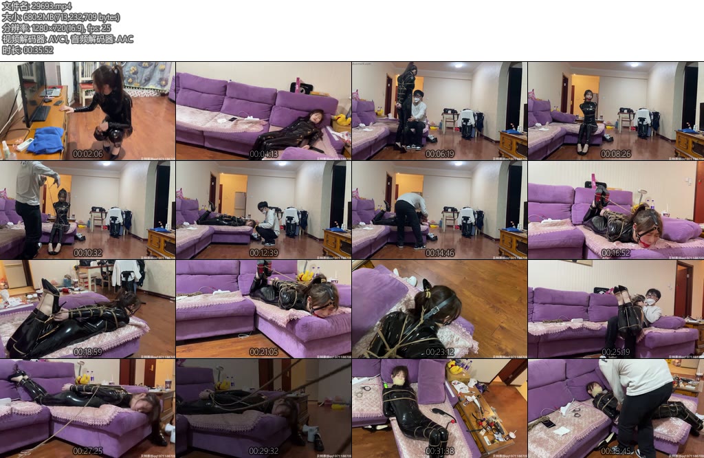 [贝特原创] 倩倩微剧情潜入失败紧缚放置-丝依依