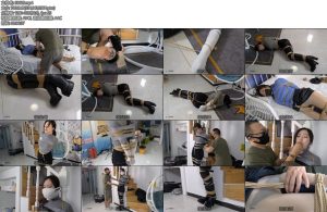 [JS原创] 字幕剧情不分正邪殊途同归第二集李然哈妮主演反杀柱缚多重捆绑严密封堵抚摸玩弄口罩原味棉袜封鼻棒棒刺激-丝依依