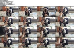 [WN原创] 人形犬口水分泌机的使用方法，棒棒糖入喉核酸检测，大量口水流不停，口环鼻钩-丝依依