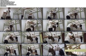 [新月原创] 红豆天空之豆驷马吊在架子床上躺在下面感受着隔空压下的刺激-丝依依