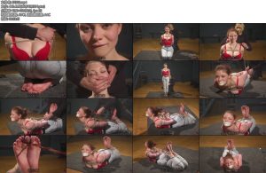 [欧美绳艺] Emily Tight Rope Hogtie for Barefoot Redheaded Beauty-丝依依