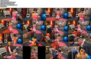 [意之窗] 汤圆粉色抹胸裙单膝跪地的紧缚-丝依依