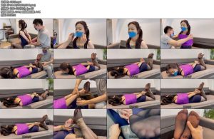 [默示录] 缚艺录小灵胶带驷马后的捏捏脚捏捏屁股-丝依依