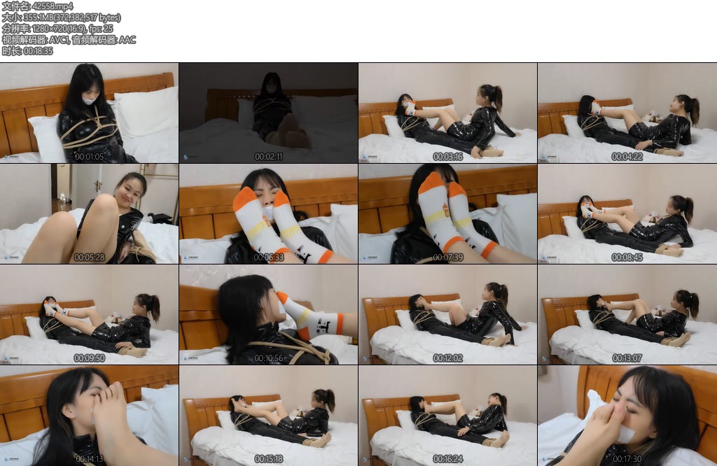 [JS原创] 激辣露楠室友的惩罚女女捆绑恋足-丝依依