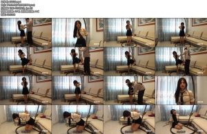 [蔚蓝艺束] 小羊被踮脚吊缚着的白领丽人-丝依依