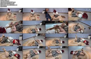 [一绳所爱] 依依脱缚挑战二驷马缚原味堵嘴依依一脸懵逼-丝依依