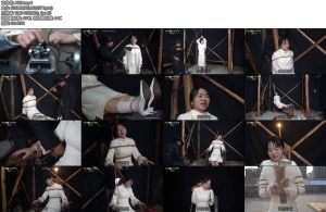 [一绳有你] 被捕女教师由于叛徒出卖被抓捕的女教师惨遭严刑拷打双手吊起鞭打老虎凳铁钳子夹脚趾电刑五花大绑枪决-丝依依