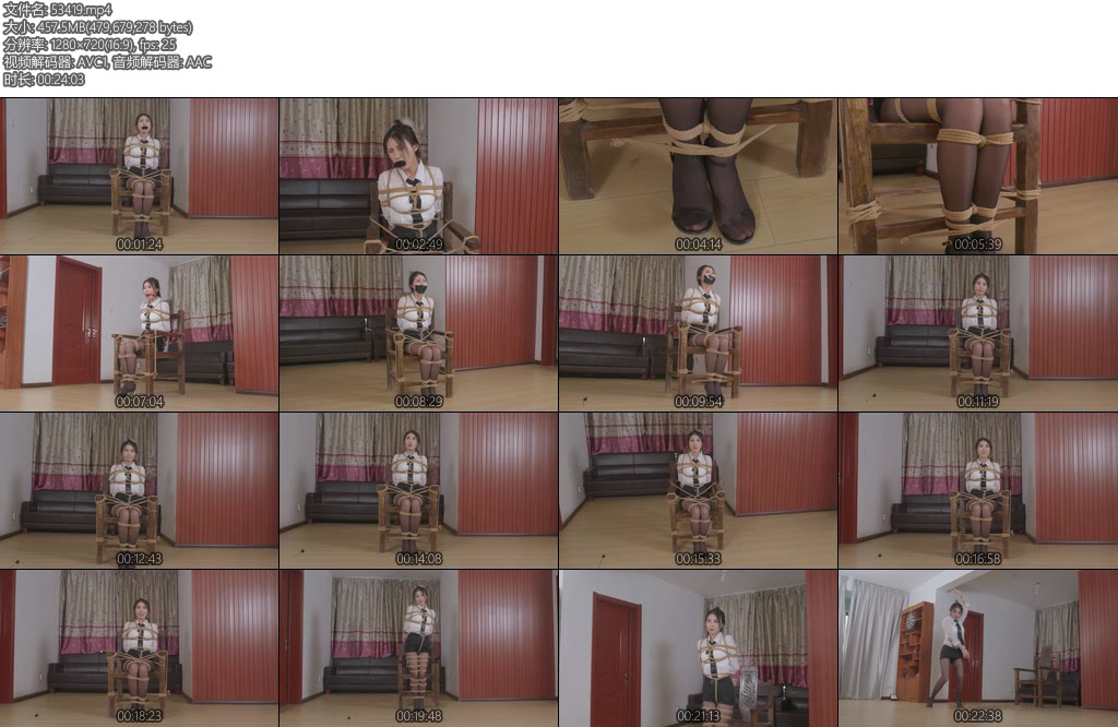 [红鲤鱼] 走近绳模系列琳琳紧缚挣扎访谈-丝依依