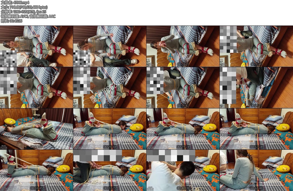 [墨色原创] 新模172小芳约绑下-丝依依