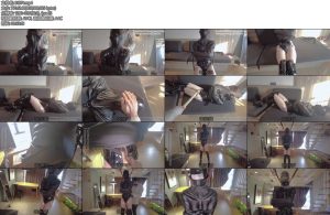 [鹿角与猫爪] 漫画复刻看见一张很涩情的插画装备都有那就拿爪爪来实践高筒高跟靴泳衣束腰高脖限位束颈拘束衣电击器训练器固定棒棒X_X吊颈罚站强高-丝依依