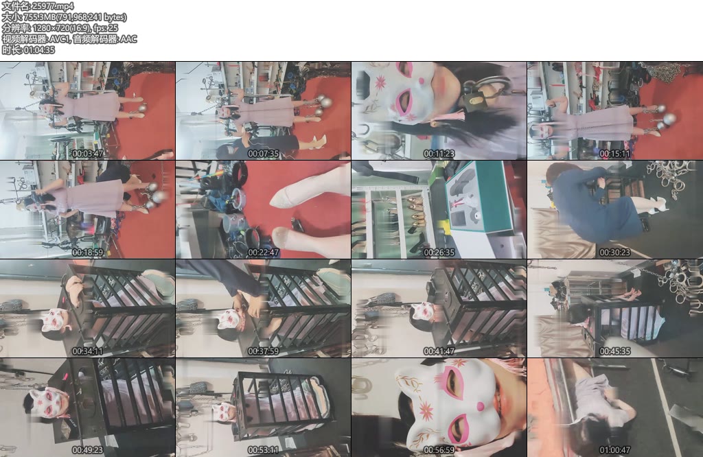 [亚洲绳艺] 加固囚禁逃跑女努-丝依依