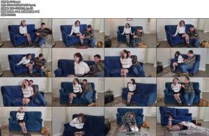 [欧美绳艺] Sofa Struggle-丝依依