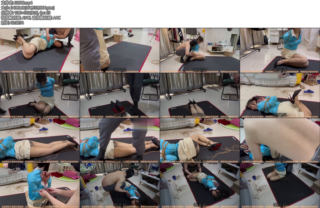 [BJ原创] 北京绳艺 大韩空姐肉丝高跟超紧并肘观音驷马不停爱抚丝袜美腿和酥xiong原声无配乐（下）-丝依依