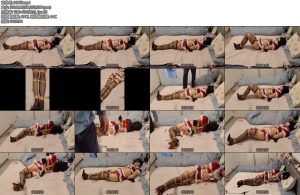 [欢乐谷] 情趣圣诞服黑丝高跟捆绑-丝依依