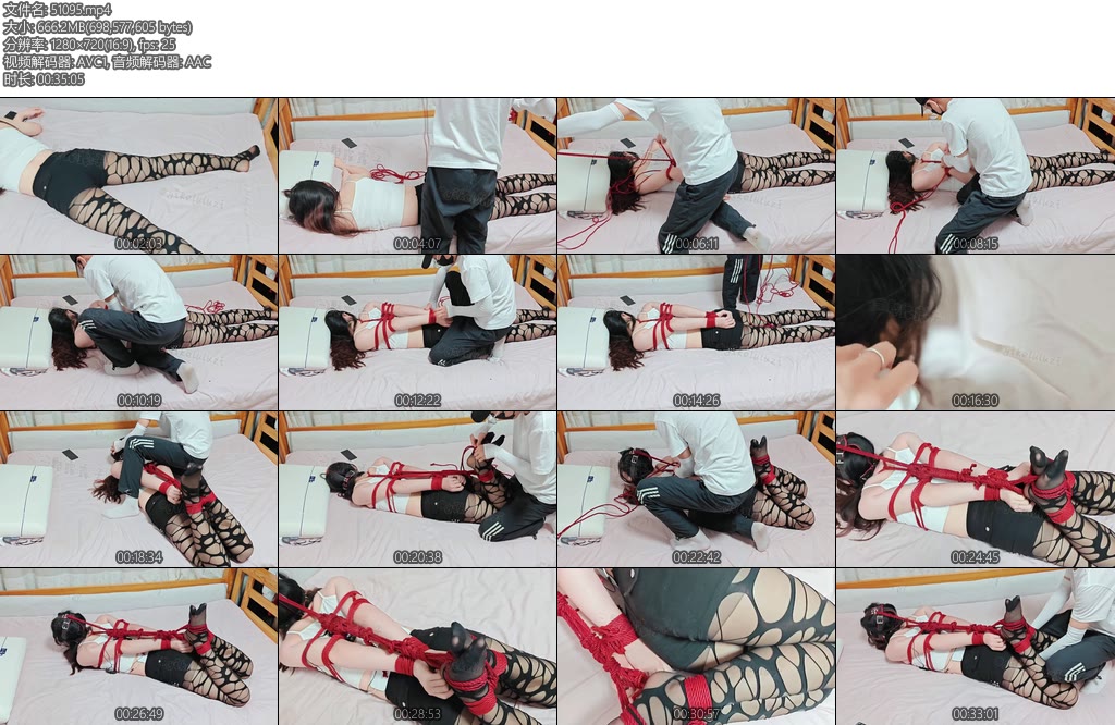 [一颗露露子] 微剧情入室迷晕绑架黑丝肉货少女原味堵嘴直臂捆绑挣扎强制开口马具驷马放置挣扎TK-丝依依