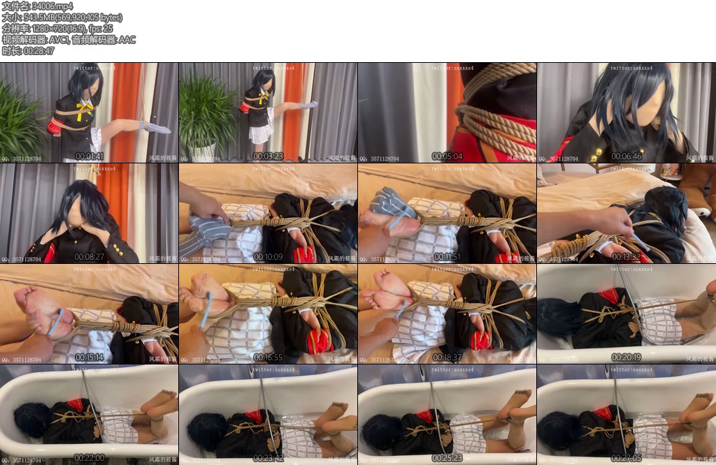 [亚洲绳艺] 风霜的筱酱 三船栞子处刑实验-丝依依