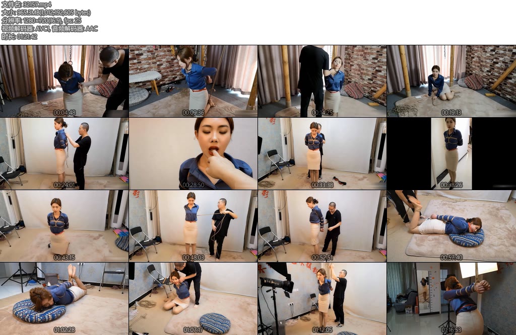 [随心原创] 云熙蓝衬衣五花和直臂合集-丝依依