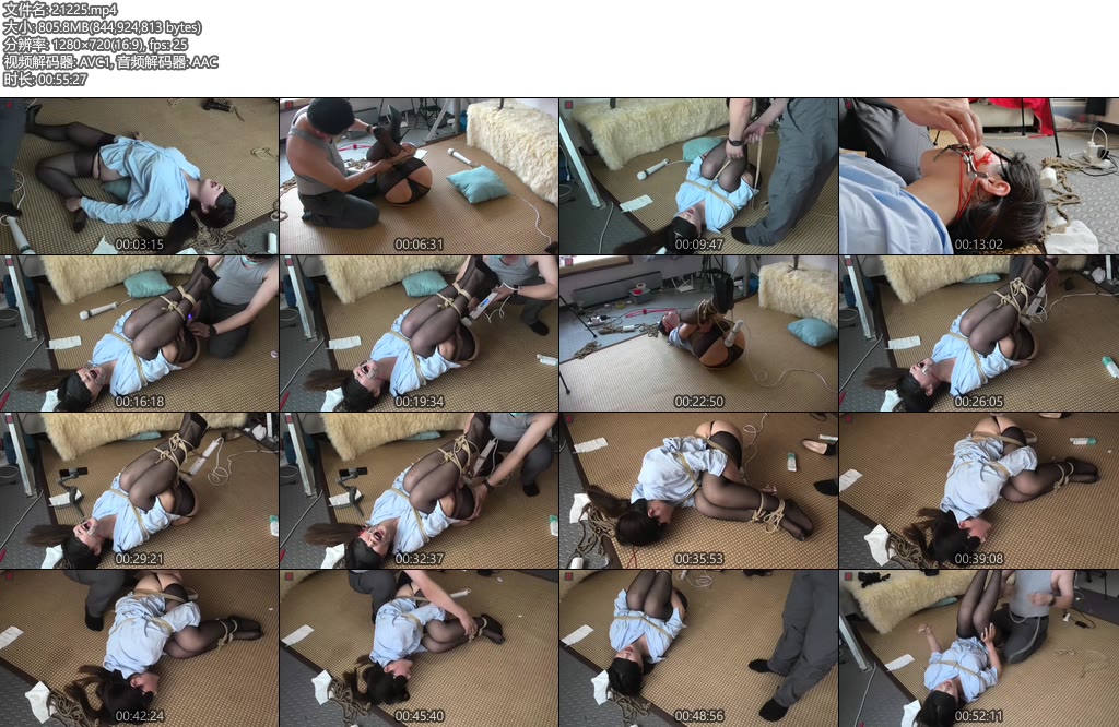 [绳之韵] 小倩蓝衬衣黑丝（第三集）-丝依依