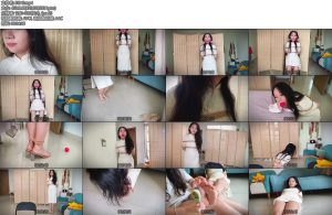 [禾一原创] 束缚挑战超紧日式访谈口球玉足任务失败挠脚心等等甜妹冰柠挑战半个小时失败等等最后有采访哦-丝依依