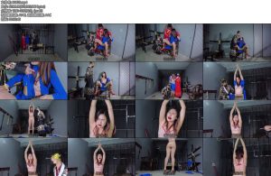 [樱束原创] 锦衣卫之烈女宁死不屈女主被大回轮盘传送到诏狱被锦衣卫酷刑审讯椅子开腿打耳光撕扯衣服踮脚吊起-丝依依