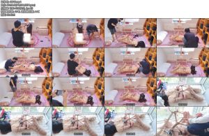 [一颗露露子] 全裸肛钩极限驷马吊缚原地挣扎蠕动郊狼电击马具口球驷马扭动挣扎带动肛钩深入欲求不满后放置窗台放置电击TK脚心-丝依依